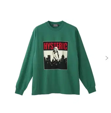 HYSTERIC 그린 긴팔 티셔츠 M 사이즈
