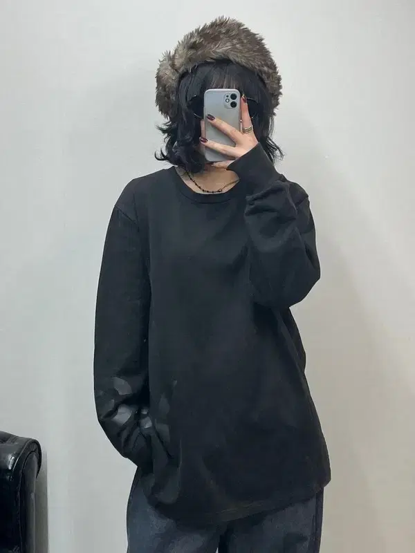 Medium Adidas Y-3 Black Oversized Sweatshirt T-shirt