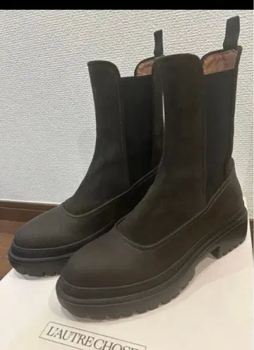 L'AUTRE CHOSE 로쇼즈 사이드 고어 부츠 38