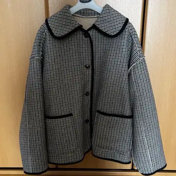 FREAK'S STORE 체크 무늬 플리스 자켓