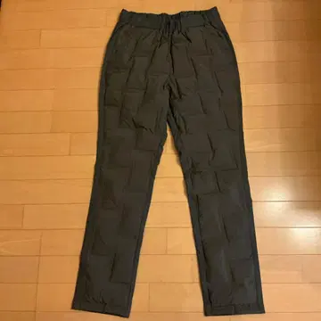 여성용 다운 팬츠 그레이 속기모 방한 L 사이즈