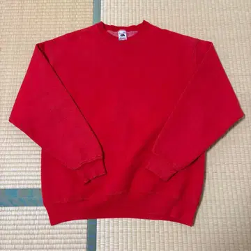 USA제 프룻 오브 더 룸 무지 맨투맨 L 사이즈 80 90s