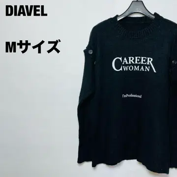 DIAVEL 오픈 숄더 니트 블랙 M 사이즈