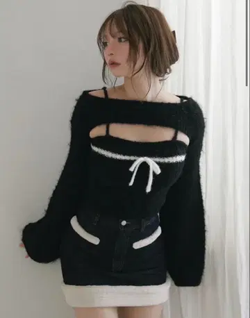 andmary Laurel knit set black