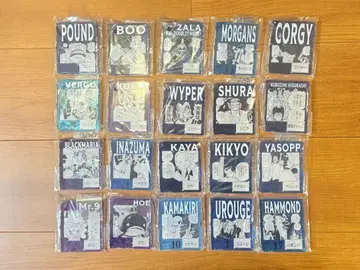 원피스 베이스샵 복권 아크릴 블록 참상 20종