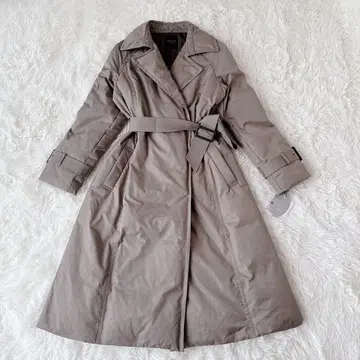 택 포함 새상품 다마 컬렉션 롱 다운 코트 여배우 옷깃 M