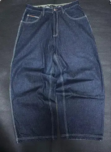 PNB NATION 리지드 데님 배기 데님 페인터