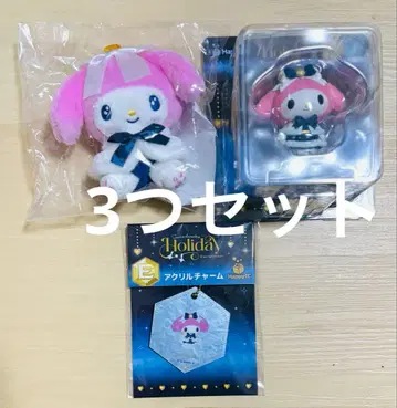 산리오 마이멜로디 세트 해피 복권 홀리데이 컬렉션 피규어