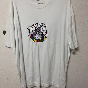 XLARGE 컬러풀 로고 자수 T셔츠