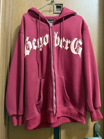 BEGOBEGR 버건디 후드티