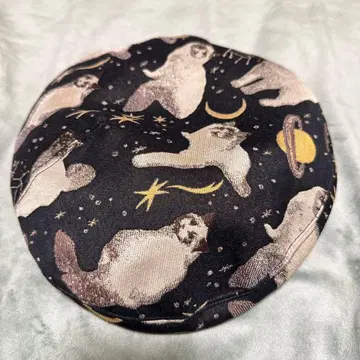 CA4LA의 고양이 x 우주 패턴 베레모