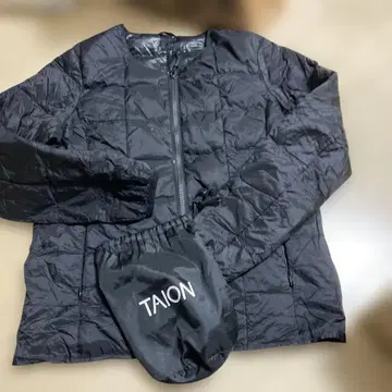 TAION / 이너 다운 자켓 블랙
