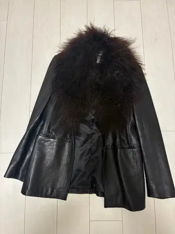 다나카란 DKNY 퍼 가죽 자켓