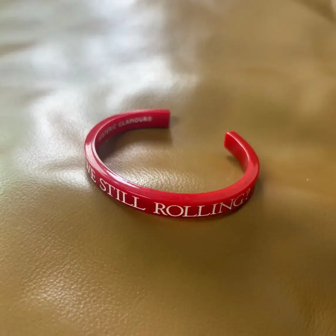 HYSTERIC GLAMOUR Message Bangle ×2 Hysteric Glamour Message Bangle Bracelet Red #히스테릭글래머