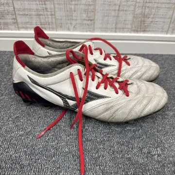 Mizuno 축구화 스파이크 화이트/레드