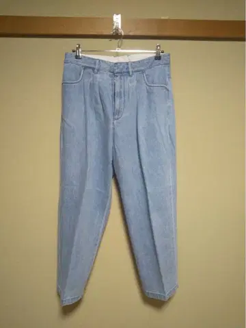 FARAH 2턱 와이드 테이퍼드 데님 팬츠 MEN