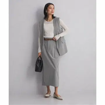 UNITED ARROWS at ease 베스트 스커트 셋업 S