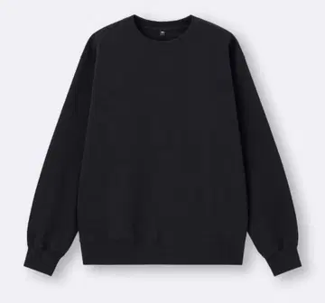 GU 헤비 웨이트 맨투맨 풀오버 블랙 M 남성용 4개 세트!