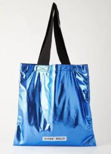 CITEN 메탈릭 토트 코발트 블루 파랑