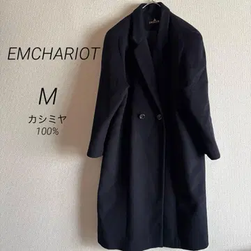 2577 고품질 캐시미어 더블 버튼 체스터 코트 네이비 M [엔차리오트]