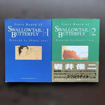 Story board of swallowtail butterfly