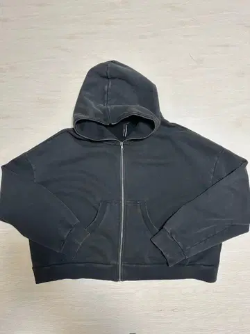 ENTIRE STUDIOS ETERNAL ZIP M 워시드 블랙