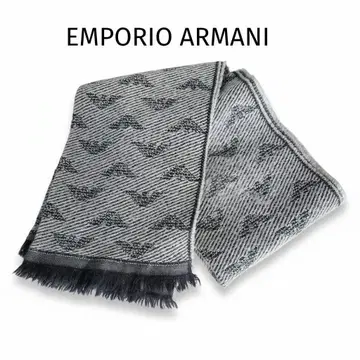 EMPORIO ARMANI 스카프 머플러 울 혼방 엠포리오 아르마니