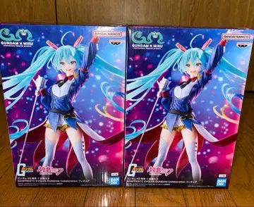 GUNDAM x MIKU 피규어 2체 세트