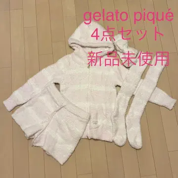 [ 미사용 ] gelato pique 젤라또피케 룸웨어 4종 세트