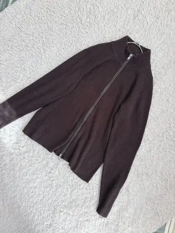 COMME CA MEN 풀 집업 니트 스웨터 가디건