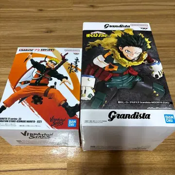 반다이 피규어 세트 우즈마키 나루토 & 미도리야 이즈쿠