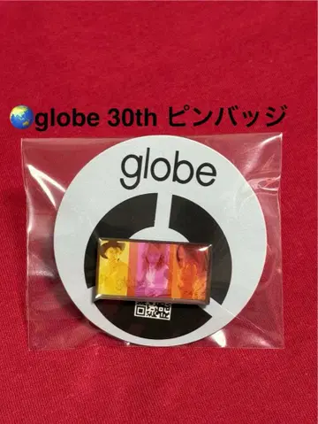 globe 30th 핀즈 FACE 핀 배지