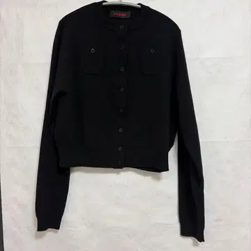 CABaN 캐번 코튼 캐시미어 크루넥 가디건 XS 블랙