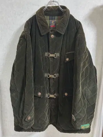 steinbock 코듀로이 퀼팅 파이어맨 자켓 XL