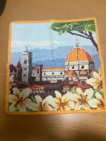 페이러 타월 손수건 이탈리아 세계유산 피렌체 대성당과 백합 미츠코시