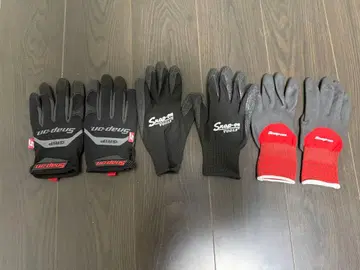 Snap-on 장갑 세트 3점 블랙 레드 스냅온