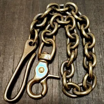 훈제 놋쇠 원형 타원형 15mm 지갑 체인 빈티지 낚시 바늘