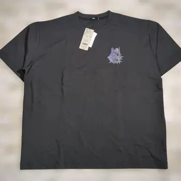 [ 미사용 택 포함 ] NARE 꽃무늬 프린트 T셔츠 블랙