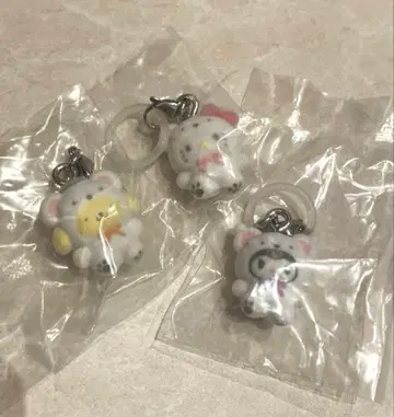 산리오 메지루시 참 후와후와 스노우 키티 쿠로미 푸딩