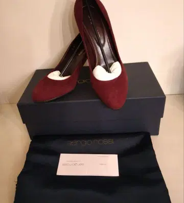 세르지오 로시 스웨이드 펌프스