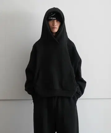 entire studios HEVEY HOOD HOODIE SOOT