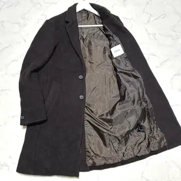 새상품급 STUDIOUS 스테이디오스 체스터 코트 브라운 사이즈 2