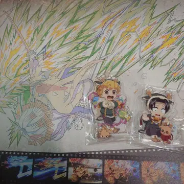 귀멸의 칼날 런치 매트 아크릴 스탠드