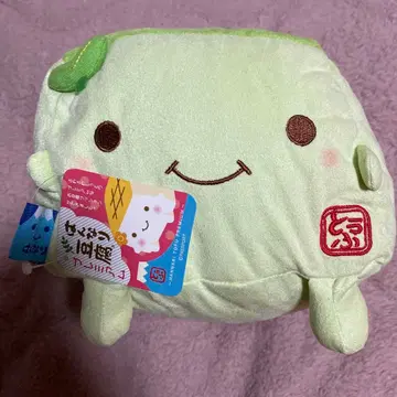 택 포함 한나리 두부 프리미엄 봉제 인형 말차 두부