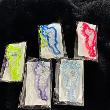 아크릴 키링 세트 5색