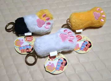 부르부르! 새끼 고양이 손 키링 3개 세트