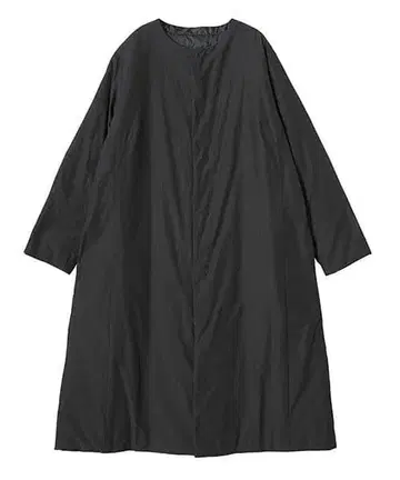 플랜테이션 라이트 리버 다운 코트 블랙 손세탁 가능 새상품급입니다