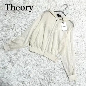 새상품 25SS 띠어리 시어 크레이프 집업 후디