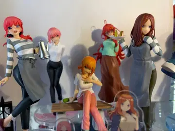 5등분의 신부 제일복권 피규어 세트