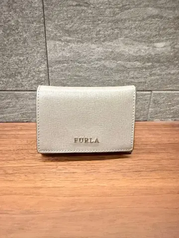 FURLA 3단 폴더형 지갑 그레이